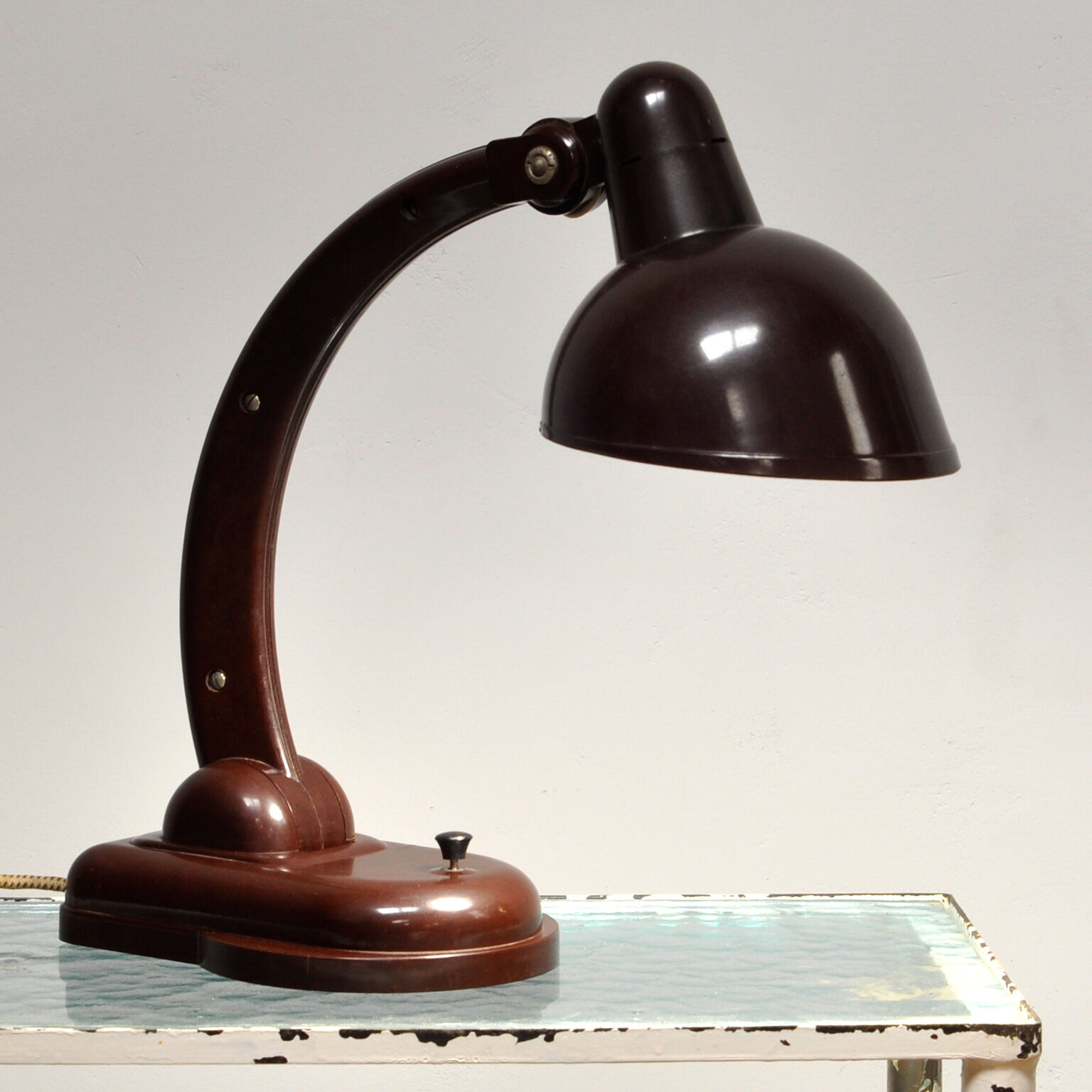 Bakelite Table Lamp By Christian Dell For Heinrich Römmler, 1930s