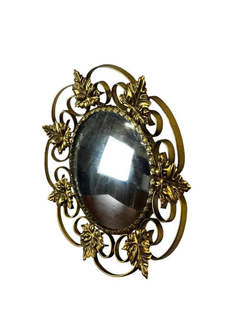 Vintage 'gold' sunburst mirror / mirror