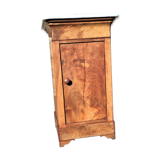 Bedside Louis Philippe with white marble