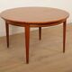 Vintage round dining table XXL | Omann Jun No. 55 | Teak | Extendable