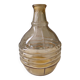 Yellow glass vase from the 60s