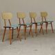 Lot de 4 chaises bois TON Bystrice ( Thonet ) bleu clair , lot 2