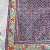 Ancien tapis d'orient fait main sena persan 2,07 x 1,35 m