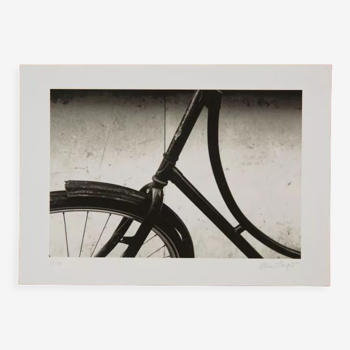 "Vélo, Square du Temple", Art print, 24x16cm, Piezography