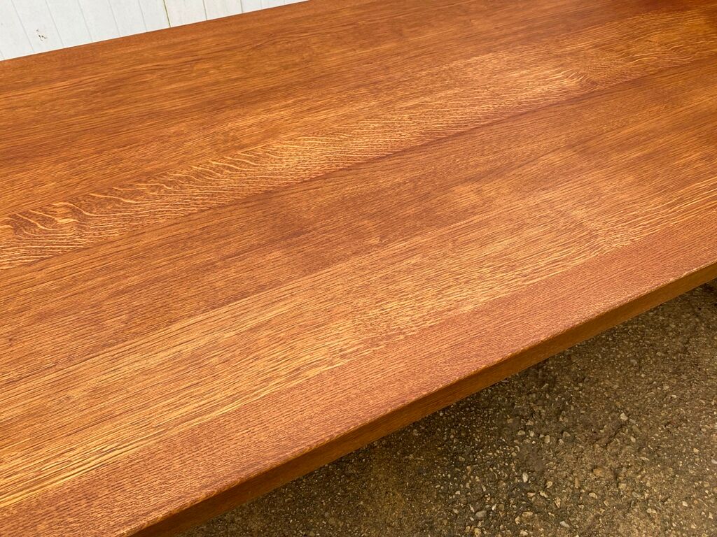 Dining farm table 250cm solid oak 1980