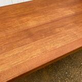 Dining farm table 250cm solid oak 1980