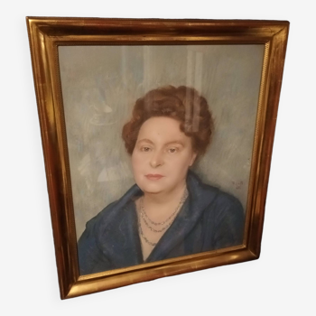 Portrait femme ancien
