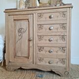 Dresser Art Deco wood brut