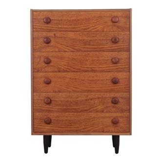 Teak chest of drawers, Danish design, 60s, made in Denmark