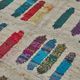 Tapis boho recyclé turc fait main 206 cm x 283 cm