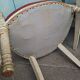 4 fauteuils Directoire en velours rose
