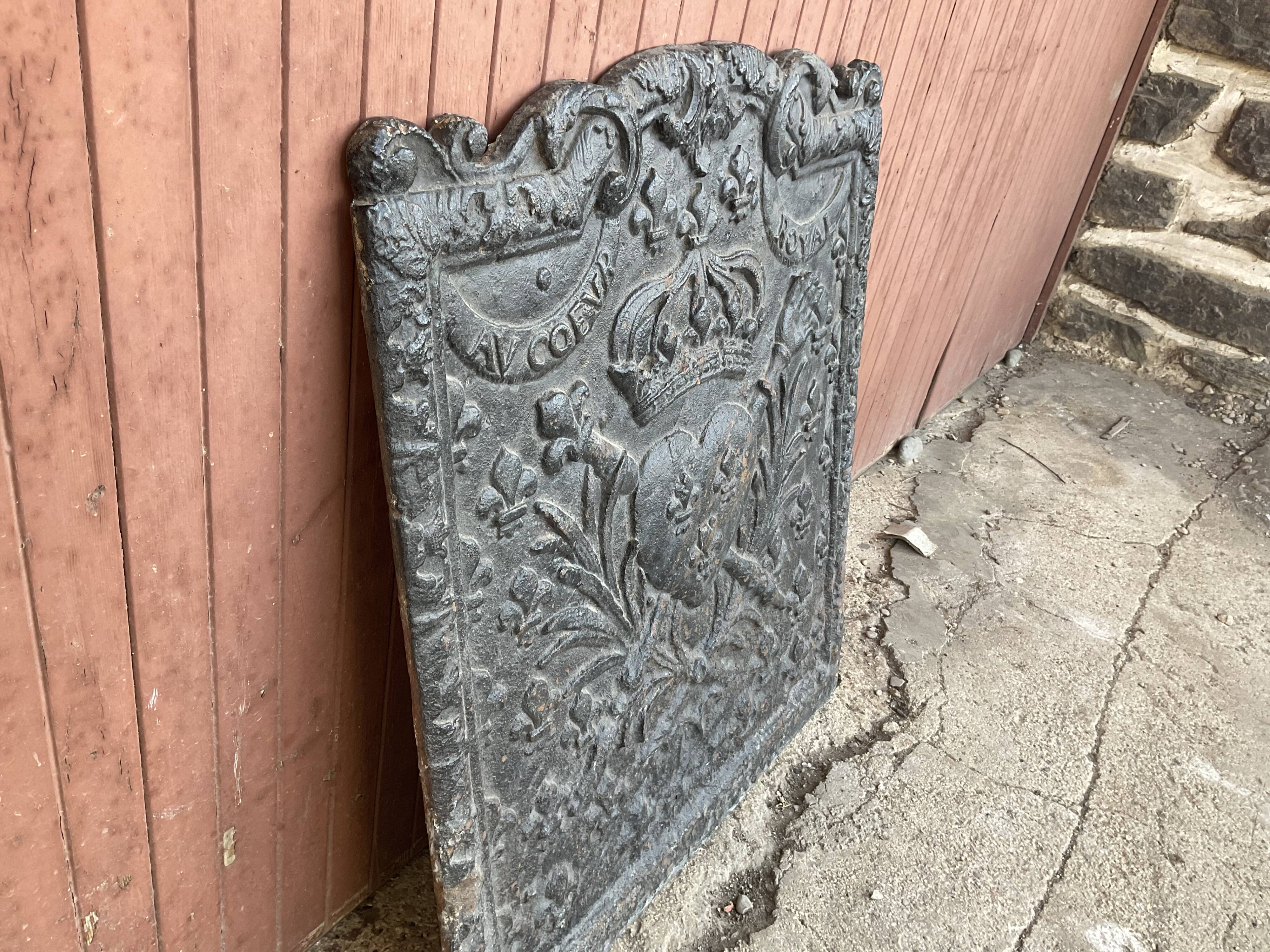 Chimney plate