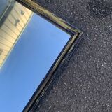 Grand Miroir Noir et doré 75 x 100