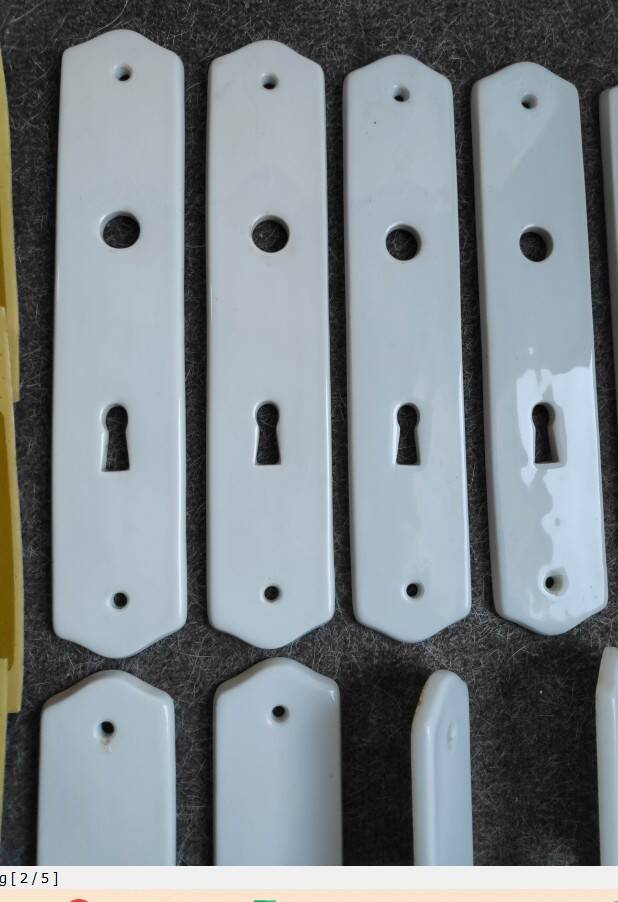 Lot de 4 paires de plaques de propreté (B-0016-3)