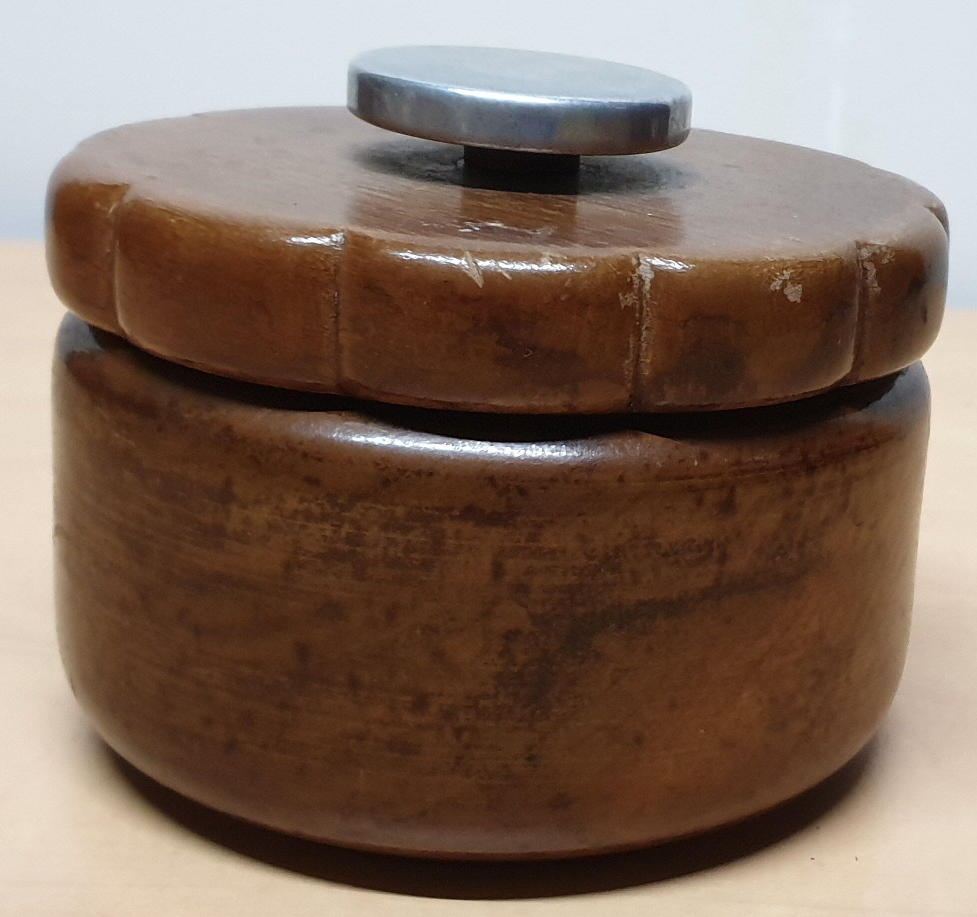 Art Deco solid wooden box