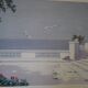 Giorgio Zuppini, Terrace by the Sea with Seagulls, Lithograph, 1970