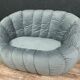 20th century design: bench with an atypical shape