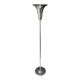 Vintage art deco floor lamp, chrome metal, France 1930