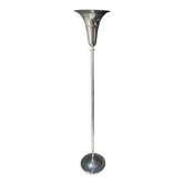 Lampadaire vintage art déco, métal chromé, France 1930