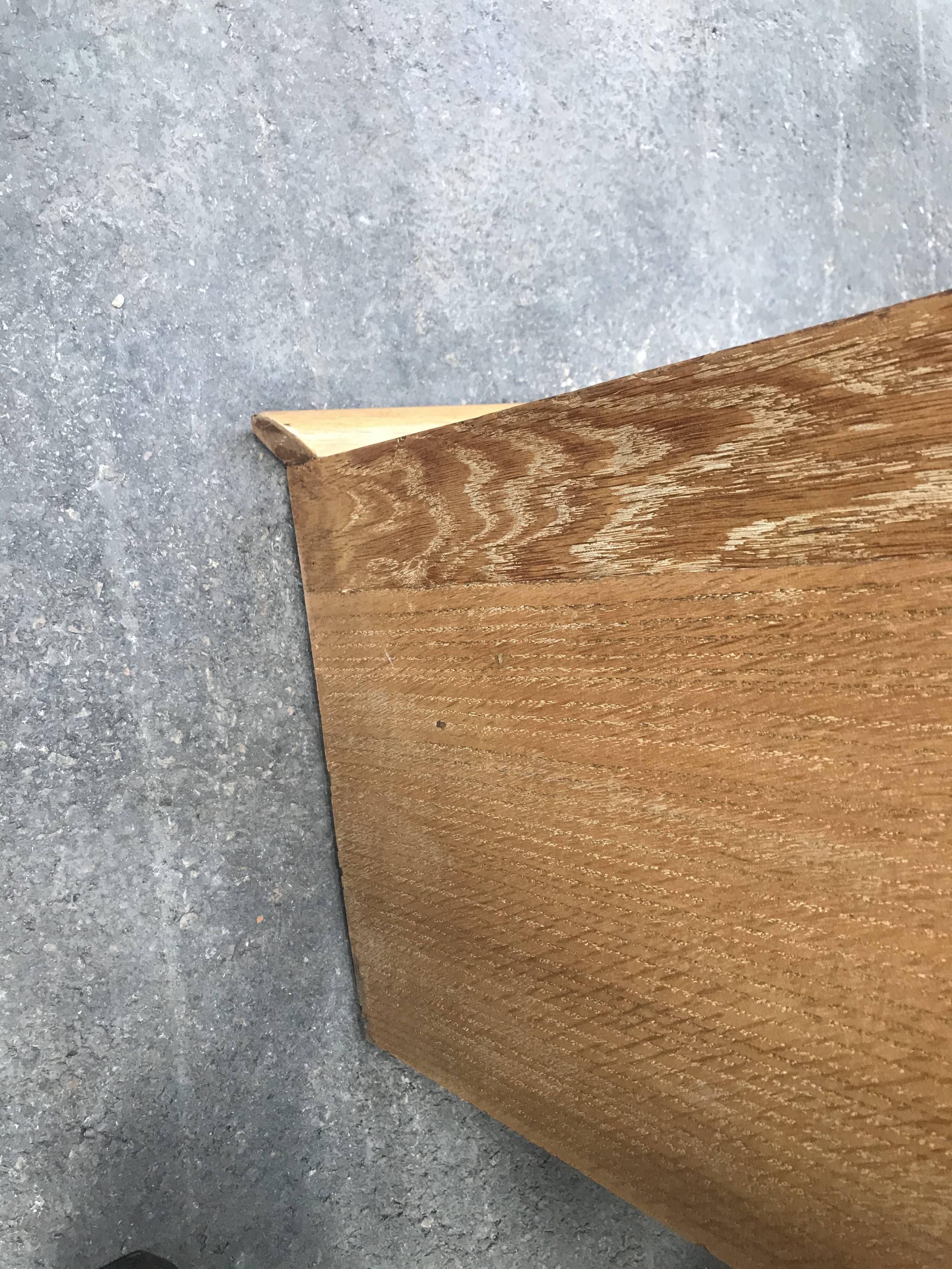 Solid oak bookcase 1950