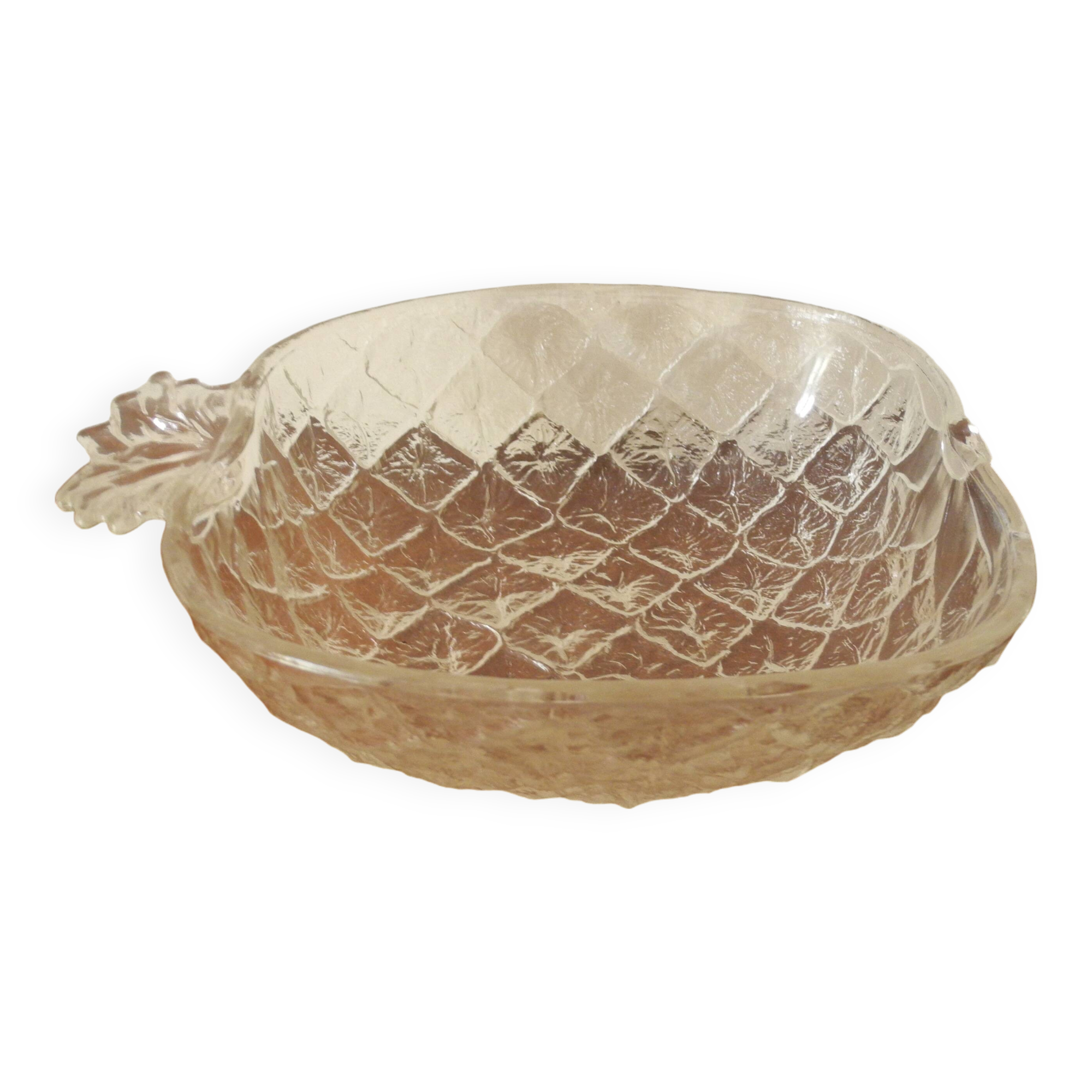 vintage pineapple salad bowl dish art table vintage pineapple salad bowl dish