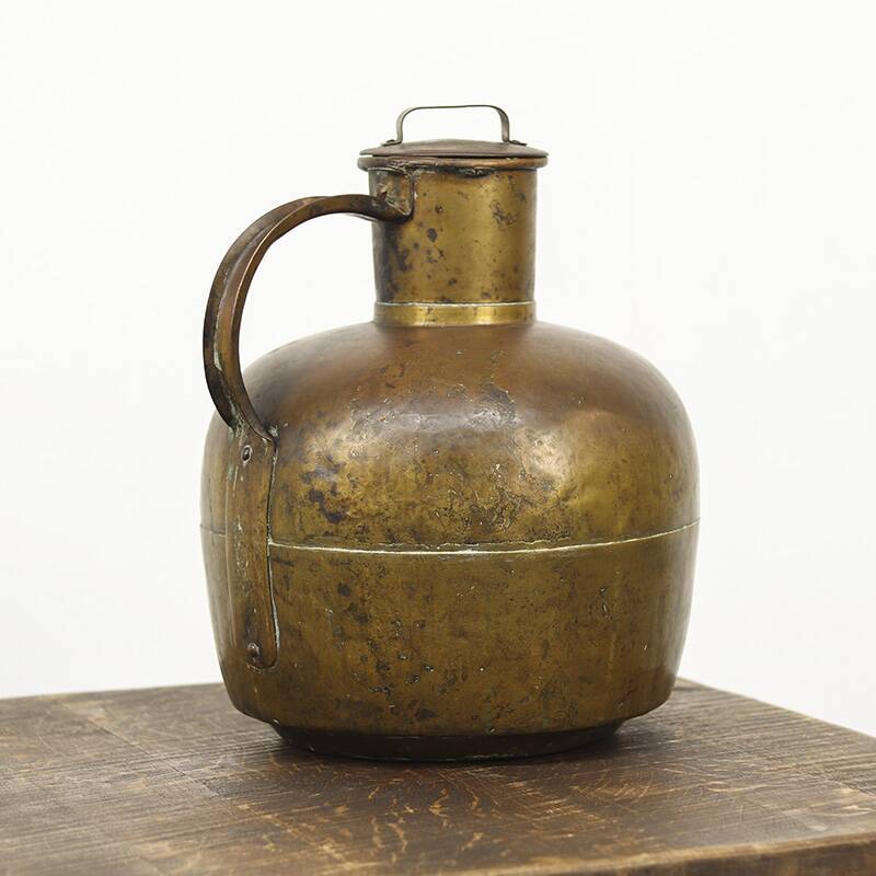 Early 19th century Antique copper milk can