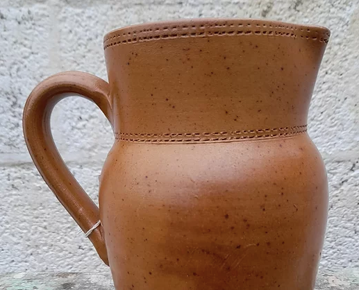 Terracotta pitcher