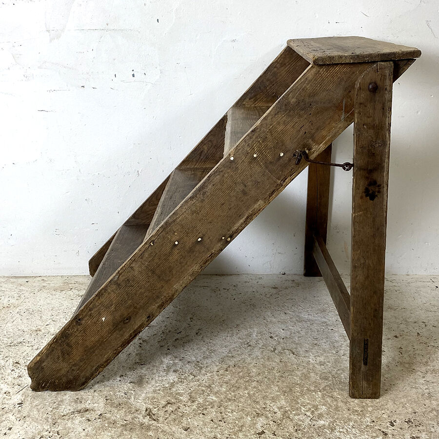 Old low stepladder