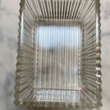 Art Deco box 1920 metal wood and glass