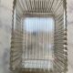 Art Deco box, 1920s metal, wood and glass
