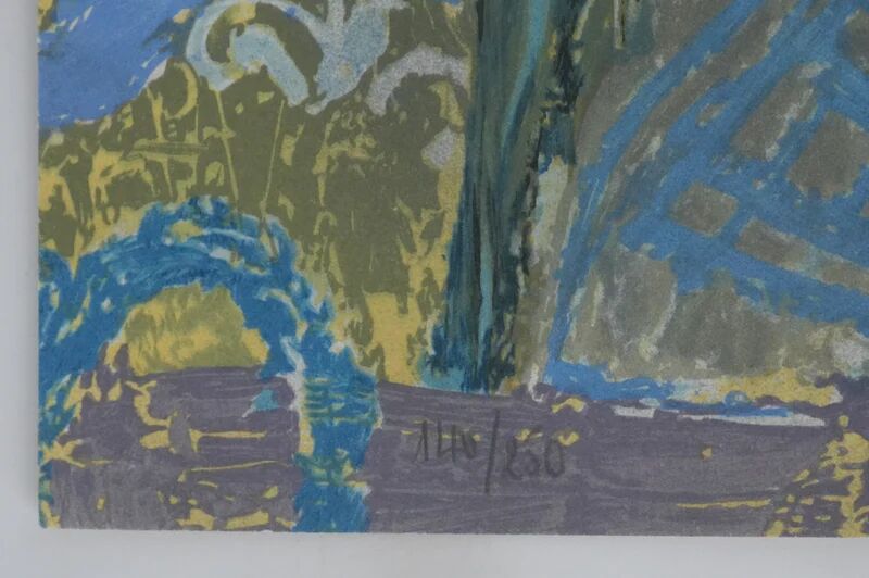 Nancy DELOUIS: Little Girl, original signed lithograph