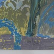 Nancy DELOUIS : Petite fille, lithographie originale signée