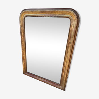 Miroir louis philippe doré 130x94