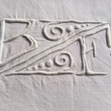 Former lin, monogram - 210 x 300 cm sheet