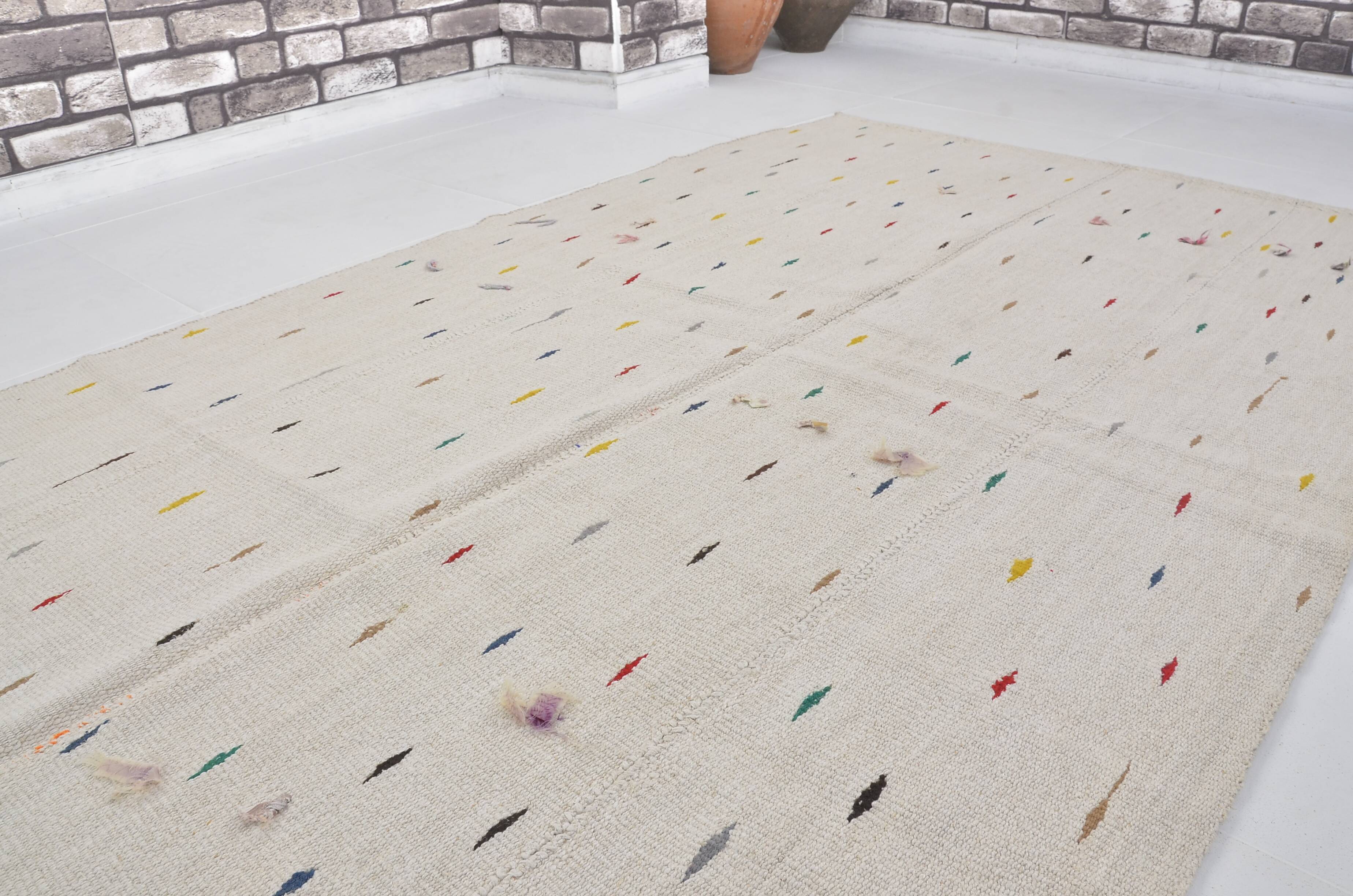 Vintage decorative hemp rug for the home, ref. 3672