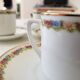 Set of 6 porcelain coffee cups