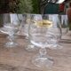 10 verres à cognac cristal de bohême