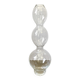 Large vase with 3 wavy glass balls