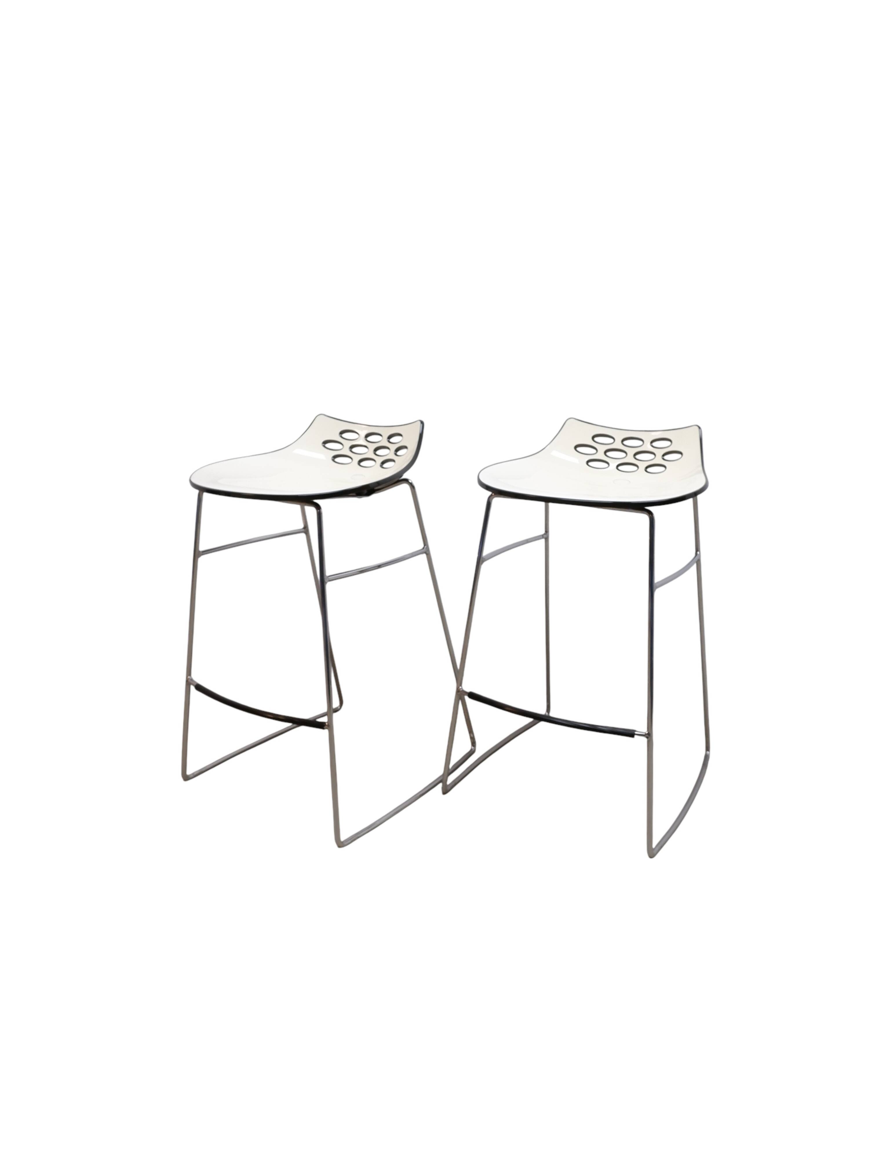 Set of 2 Italian JAM Bar Stools by Calligaris