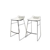 Set of 2 Italian JAM Bar Stools by Calligaris