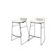 Ensemble de 2 tabourets de bar italiens JAM par Calligaris