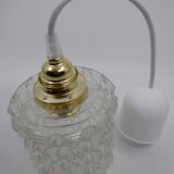 Chiseled glass hanging