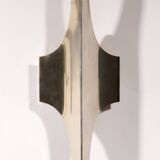 Mid-Century Silver Wall Lamp by Wilhelm Braun Feldweg – Doria Leuchten, Ger