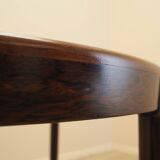 Round rosewood table, Danish design, 1960s, designer: Harry Østergaard, man