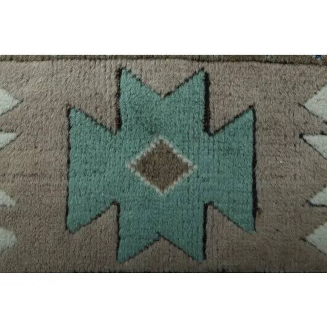 1970s Vintage Turkish Handmade Wool & Cotton Pink Area Rug 185x264
