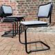 Lot of 4 chairs Marcel Breuer Cesca B32