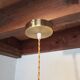 Vintage glass pendant light