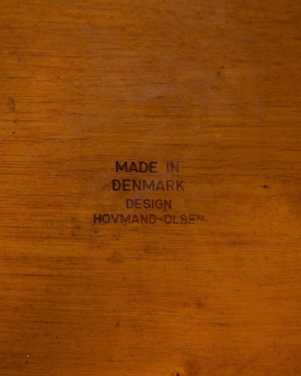 Pair of vintage 50's teak chairs designed by hovmand olsen