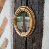 Small oval golden frame