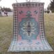 Vintage Turkish Oushak rug 158x233 cm